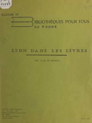 cover image of Lyon dans les livres